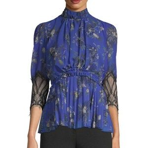 Camilla and Marc Stanwyck Blouse in Electric Blue